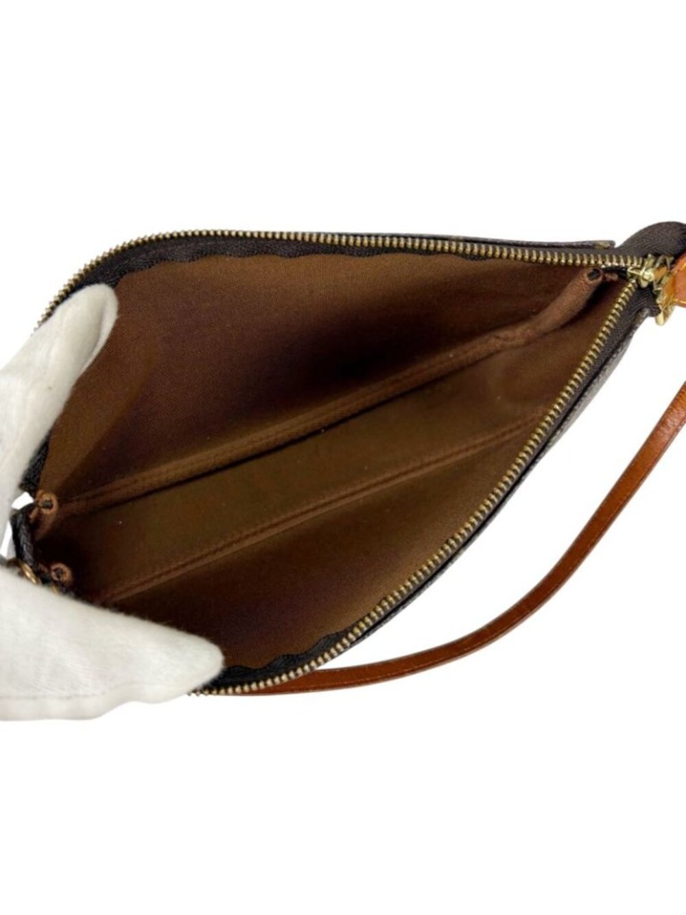 Louis Vuitton Accessoire Pochette Monogram Leather Accessory Pouch Mini Handbag - Picture 10 of 12